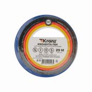 Изолента ПВХ 0.13х15 мм, 20 м, синяя | KR-09-2605 | Kranz