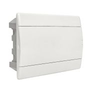 Щит распределительный встраиваемый ЩРВ-П-12 SlimBox белая дверца IP41 PROxima | sb-v-12w | EKF