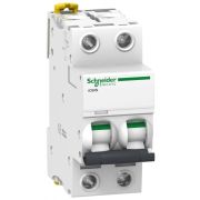 Выключатель автоматический двухполюсный iC60N 40А C 6кА | A9F79240 | Schneider Electric
