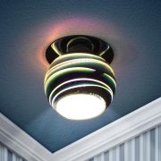 Светильник точечный декоративный DK88-1 декор 3D горизонт G9,220V, 35W, серебро/мультиколор | Б0032362 | ЭРА