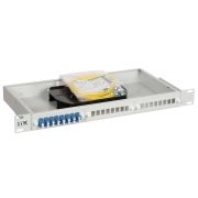 1U кросс укомплектованный: LC (duplex) 16шт;  (OS2) | FOBX24-1U-16LCUD09 | ITK