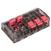 Клемма СМК 221-415 5 отверстий 0.2-4.0 мм2  (50шт.) EKF PROxima|plc-smk-221-415|EKF