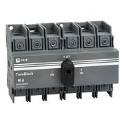 Рубильник 40A 3P реверсивный c рукояткой для прямой установки TwinBlock EKF |  tb-s-40-3p-rev |  EKF