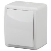 Выключатель 11-1401-01  IP54, 10АХ-250В, ОУ,  Эксперт, белый (16/160/2560) |Б0020669 | ЭРА