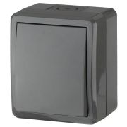 Выключатель IP54, 10АХ-250В, 11-1401-03, ОУ, Эксперт, серый (16/160/2560) |Б0020670 | ЭРА