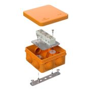 Коробка огнестойкая для о/п 40-0210-FR1.5-6 Е15-Е120 80х80х40 IP55  6p, 1.5 мм.кв.| 40-0210-FR1.5-6 | Промрукав