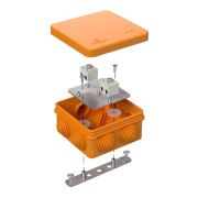 Коробка огнестойкая для о/п 40-0210-FR2.5-4 Е15-Е120 80х80х40 IP55  4p, 2.5 мм.кв.| 40-0210-FR2.5-4 | Промрукав