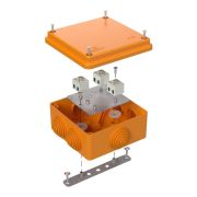 Коробка огнестойкая для о/п 40-0300-FR2.5-6 Е15-Е120 100х100х50 IP55  6p, 2.5 мм.кв.| 40-0300-FR2.5-6 | Промрукав
