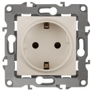 Розетка 2P+E Schuko 16A-250В IP20 винт Эра12 слоновая кость | Б0029237 | ЭРА
