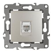 Розетка телефонная 12-3105-15 RJ11,  перламутр (10/100/2500) |Б0019345 | ЭРА