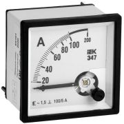 Амперметр Э47 100/5А кл. точн. 1,5 72х72мм | IPA10-6-0100-E | IEK