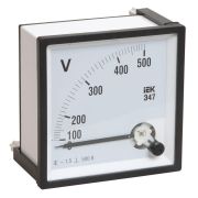 Вольтметр Э47 500В кл. точн. 1,5 72х72мм | IPV10-6-0500-E | IEK