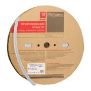 Термоусаживаемая трубка ТУТ нг 20/10 белая EKF PROxima | tut-20-w | EKF