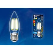 Лампа светодиодная LED-C35-13W/3000K/E27/CL PLS02WH LED. свеча, прозр. Серия Sky. 3000К . | UL-00005901 | Uniel