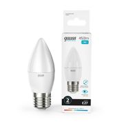 Лампа светодиодная LED 6Вт E27 220В 4100К Elementary свеча | 33226 | Gauss