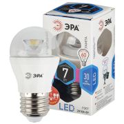Лампа светодиодная LED  7Вт Е27 4000К СТАНДАРТ smd P45-7w-840-E27-Clear | Б0020553 | ЭРА