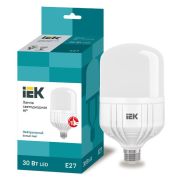Лампа светодиодная LED 30Вт Е27 230В 4000К HP | LLE-HP-30-230-40-E27 | IEK