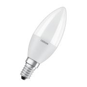 Лампа светодиодная LED STAR Classic B 8Вт, матовая колба, Е27 LSCLB75 8W/840 230V E27 10X1 RU | 4058075210776 | Osram
