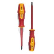 Отвертка диэлектрическая Профи PZ/FL1x80 | 79778 | КВТ