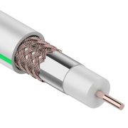Кабель SAT 703 B, Cu/Al/Cu, (64%), 75 Ом, 100м., белый | 01-2431-6 | PROconnect