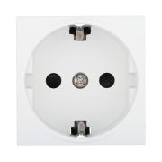 Розетка с з/к, со шторками (белый) LK45 | 851404 | Ecoplast