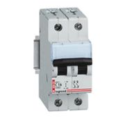 Выключатель автоматический двухполюсный DX 10A C 6кА | 003431 | Legrand