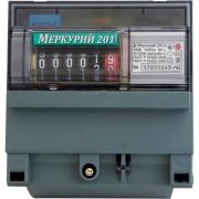 Счетчик Меркурий 201.6 10-80А/220В (1 тар.) МЕХ (DIN)