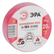 ПВХ-изолента  ЭРА ПВХ-изолента 19мм*20м красная | C0036541 | ЭРА