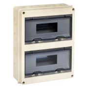 Щит распределительный навесной ЩРН-ПГ-24  (354х272х109) IP65 PROxima | pb65-n-pg-24 | EKF