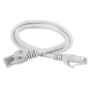 Коммутационный шнур (патч-корд), кат.5Е UTP, LSZH, 1м, серый | PC01-C5EUL-1M | ITK
