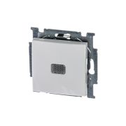 ABB Basic 55 Альп. белый Выключатель 1-клавишный с подсветкой | 1012-0-2153  | 2CKA001012A2153 | ABB