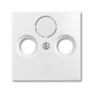 ABB Basic 55 Альп. белый Накладка TV-FM (SAT) розетки | 1724-0-4283  | 2CKA001724A4283 | ABB