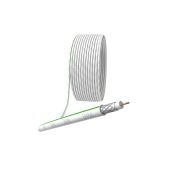 ЭРА Кабель коаксиальный SAT 703 B,75 Ом, CCS/(оплётка Al, 75%), PVC,цвет белый, бухта 50 м | Б0044611 | ЭРА