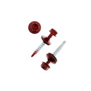 Саморез КР св. 4,8х35 RAL-3011 (тёмно-красный) (250 шт) - ведро ( 1,478 кг) | 103183 | Tech-KREP