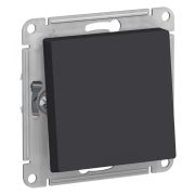 AtlasDesign Aqua Карбон Переключатель 1-клавишный IP44, сх.6, 10АХ, механизм | ATN441061 | SE