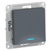 AtlasDesign Грифель Выключатель 1-клавишный с подсветкой, сх.1а, 10АХ, механизм | ATN000713 | SE