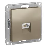 AtlasDesign Шампань Розетка компьютерная RJ45, механизм | ATN000583 | SE