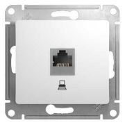 Glossa Белый Розетка компьютерная RJ45 кат.5E | GSL000181K | SE