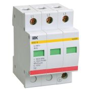 Ограничитель импульсного перенапряжения ОПС1-B 3Р In=30kA Un=400B Im=60kA | MOP20-3-B | IEK