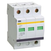 Ограничитель импульсного перенапряжения ОПС1-C 3Р In=20kA Un=400B Im=40kA | MOP20-3-C | IEK