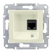 Sedna Бежевый Розетка компьютерная 1-ая RJ45 кат. 5e UTP | SDN4300147 | Schneider Electric