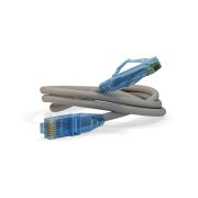 Патч-корд PC-LPM-UTP-RJ45-RJ45-C6-1M-LSZH-GY U/UTP, Cat.6, LSZH, 1 м, серый | 42236 | Hyperline