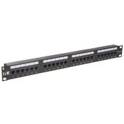 Патч-панель 1U кат.5Е UTP 24 порта (Dual IDC) | PP24-1UC5EU-D05 | ITK