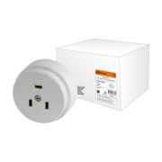 Розетка РШ 32А 250В 2Р+РЕ СУ белая | SQ1812-0006 | TDM