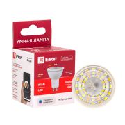 Умная лампа GU10 EKF Connect 5W WIFI RGBW | slwf-gu10-rgbw | EKF