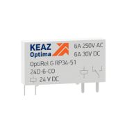 Реле промежуточное OptiRel G RP34-51-60D-6-CO| 281149 | КЭАЗ