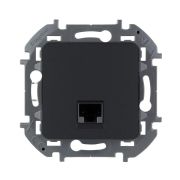 Inspiria Антрацит Розетка компьютерная RJ45 С/У категория 5e UTP | 673828 | Legrand