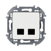 Inspiria Белый Розетка 2-ая компьютерная RJ45 С/У категория 5e UTP | 673835 | Legrand