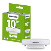 Лампа светодиодная T80 таблетка 10Вт 230В 4000К GX53  | LL-T80-10-230-40-GX53-G | GENERICA