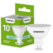 Лампа светодиодная MR16 софит 10Вт 230В 6500К GU5.3  | LL-MR16-10-230-65-GU5-G | GENERICA